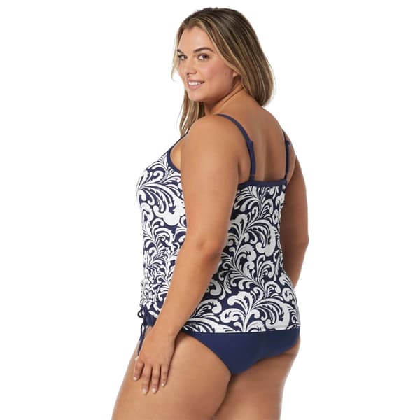 Womens Beach House Scroll Sarah Tankini Swim Top