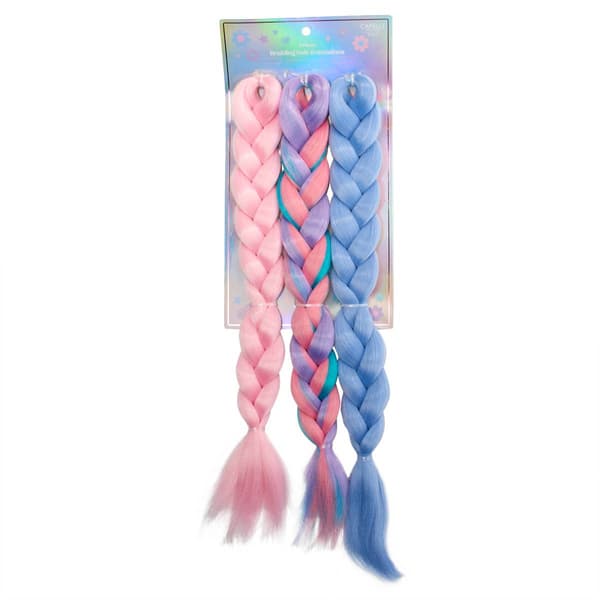 Girls Capelli&#40;R&#41; New York 3pc. Large Braided Faux Hair Extensions - image 