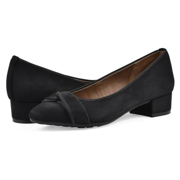 Womens White Mountain Bordeaux Low Block Pumps