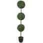 Northlight Seasonal 4ft. Artificial Triple Ball Topiary Tree - image 1