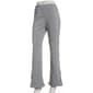 Juniors Derek Heart Fleece Mid Rise Flared Sweatpants with Slits - image 1