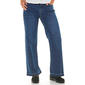 Womens Bleu Front Seam Release Hem Wide Leg Jeans - image 1