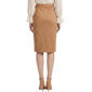 Womens NY Collection Pull On Belted Suede Pencil Skirt - image 2