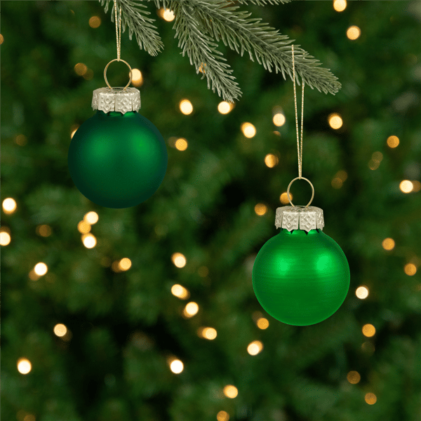 Northlight 40ct. Shiny & Matte Glass Ball Ornaments
