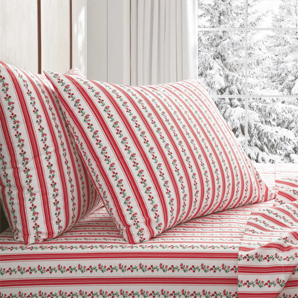 Martha Stewart Rose Ribbon Sheet Set