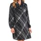 Womens Madison Leigh Long Sleeve Cowl Neck Plaid Dress - image 3