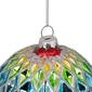 Northlight Seasonal 3.75in. Harlequin Glass Christmas Ornament - image 3