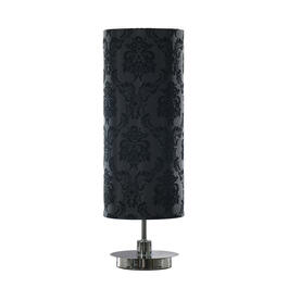 Fangio Lighting 20in. Cylinder Shade Table Lamp - Damask