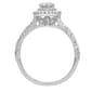 Diamond Classics™ White Gold Pear Cut Double Halo Engagement Ring - image 3
