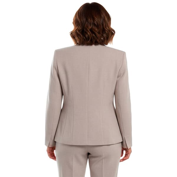 Womens Kasper Long Sleeve Two Button Seamed Flap Pocket Blazer