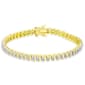 Gianni Argento Gold Plated 1/4ctw. Diamond S Link Bracelet - image 1