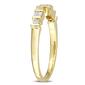 Diamond Classics&#8482; 10kt. Gold 1/4ct. Round & Baguette Diamond Ring - image 2