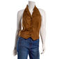 Juniors A. Byer Suede Button Front Halter Vest - image 1