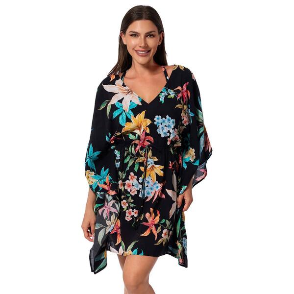 Womens Jantzen Garden Party June Short Cover-Up - image 