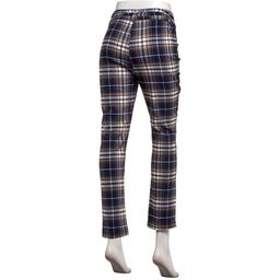 Juniors Zoe & Phoebe Plaid Millennium Triple Button Dress Pants
