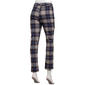 Juniors Zoe & Phoebe Plaid Millennium Triple Button Dress Pants - image 3