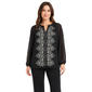 Womens Zac & Rachel Long Sleeve Bracelet Sleeve With Embroidered - image 1
