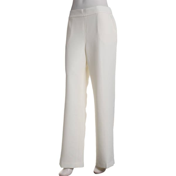 Womens Kasper Pull-On Elastic Back Trouser Pants