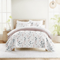 Soft Essentials Ultra Soft Poppy Bloom Reversible Quilt Set - image 4
