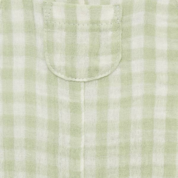 Baby Boy (3-12M) Little Me® Checkered Shortall Set