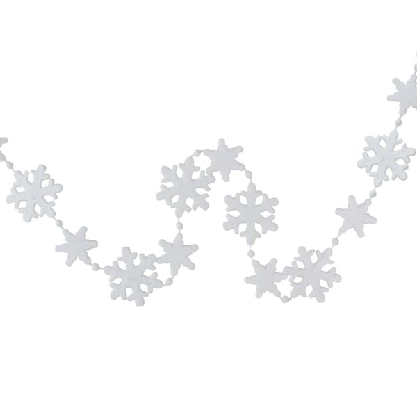 Northlight Seasonal Snowflake Beaded Christmas Garland
