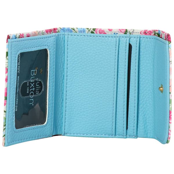 Womens Julia Buxton Mini Trifold Wallet