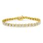 Haus of Brilliance 3.0ctw. Diamond S Link Tennis Bracelet - image 1