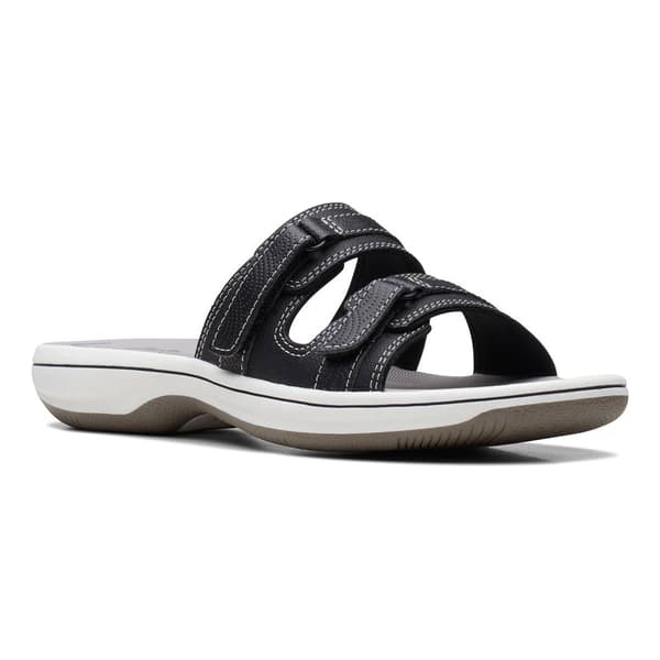 Womens Clarks&#40;R&#41; Breeze Piper Slide Sandals - image 