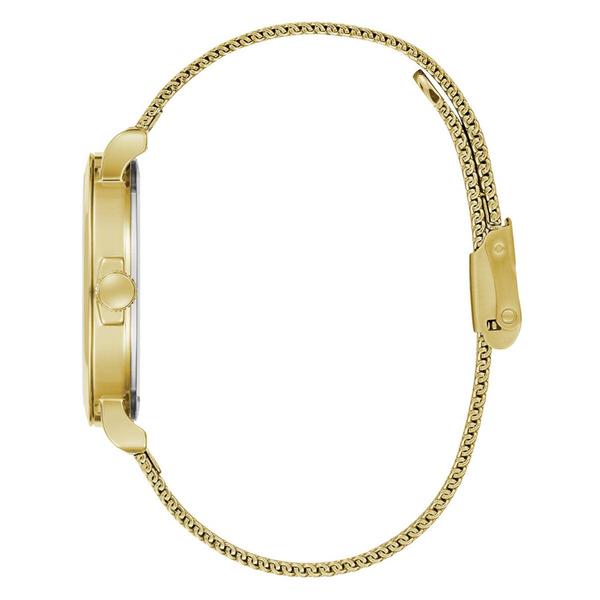 Womens Caravelle Crystal Accent Gold Tone Watch - 44L226