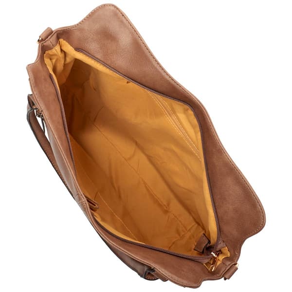 DS Fashion NY Double Handle Zip Front Pocket Tote