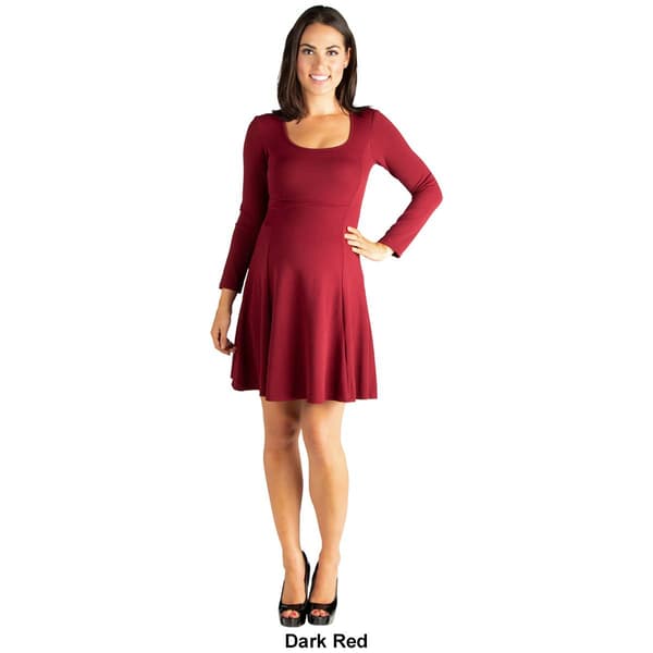 Plus Size 24/7 Comfort Apparel Maternity A-Line Dress