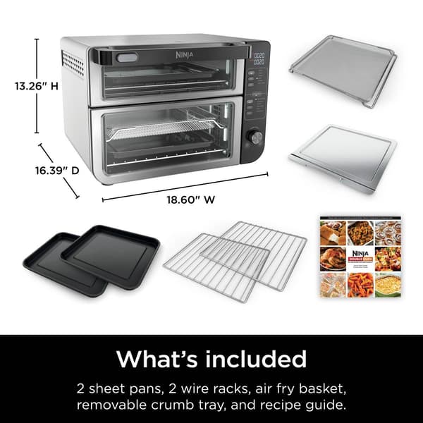 Ninja&#174; 12-in-1 Double Oven with FlexDoor