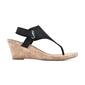 Womens White Mountain All Good Glitter Wedge Thong Sandals - image 2