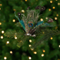 Northlight Peacock Ocelli Feather Clip-On Christmas Ornament - image 2
