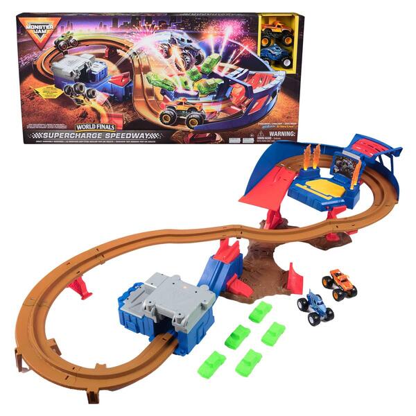 Spin Master Monster Jam Supercharge Speedway - image 