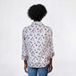 Womens Zac & Rachel 3/4 Sleeve Holiday Knit To Fit Blouse - image 3