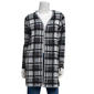 Petite By Design Long Sleeve Plaid Side Pocket Cardigan - image 1