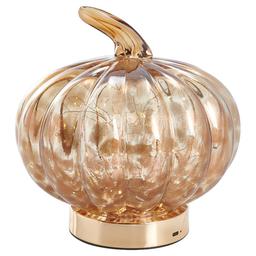 Lifetime 9in. Rechargeable Glass Pumpkin Led