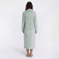 Plus Size Jasmine Rose Long Sleeve Paisley Zip Robe - image 2