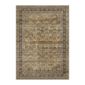 HomeRoots Brown Beige & Green Floral Medallion Washable Area Rug - image 1