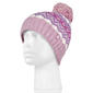 Womens Heat Holders® Astrid Lilac Fairisle Pom Pom Hat - image 2