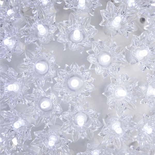 Northlight White LED Starlight Sphere Outdoor Christmas Décor