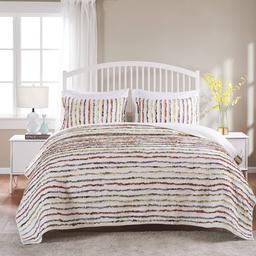 Greenland Home Fashions™ Bella Ruffle Frayed Edge Quilt Set