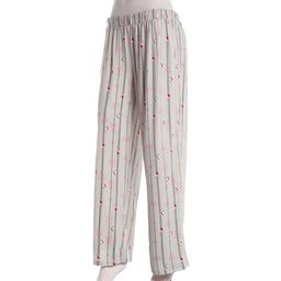 Womens MUK LUKS(R) Bow & Stripe Pajama Bottoms