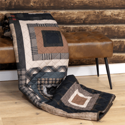 Donna Sharp Lodge Square Quilted Throw
