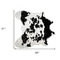 9th & Pike® Black & White Faux Cowhide Area Rug - image 6