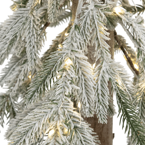 Northlight 3ft. Pre-Lit Flocked Alpine Artificial Christmas Tree