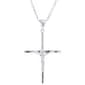Sterling Silver Crucifix Pendant Necklace - image 1
