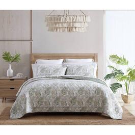 Tommy Bahama Maui Palm 136 Thread Count Reversible Quilt Set