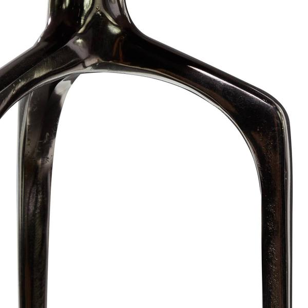 9th & Pike® Black Aluminum Contemporary Accent Table